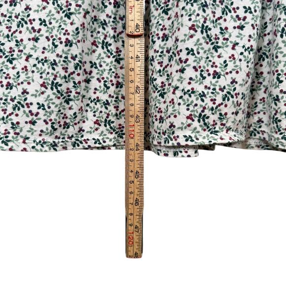 Eileen West Floral Nightgown | Cotton Modal Ruffle Hem Country Prairie | L - Picture 7 of 9